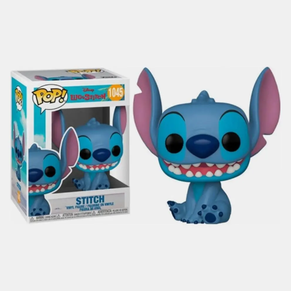Фигурка Funko POP! Movies: Disney Lilo and Stitch, 065665, Stitch (Smiling Seated), 1045 Vinyl Figure - image 1