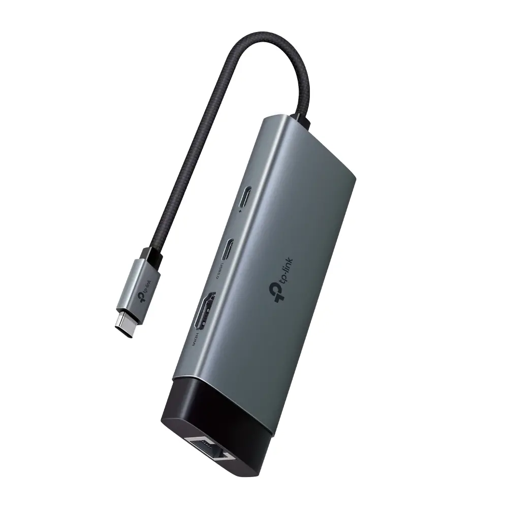 Хъб TP-LINK UH6120C, USB Type-C 6 в 1, 1 порт HDMI 4К