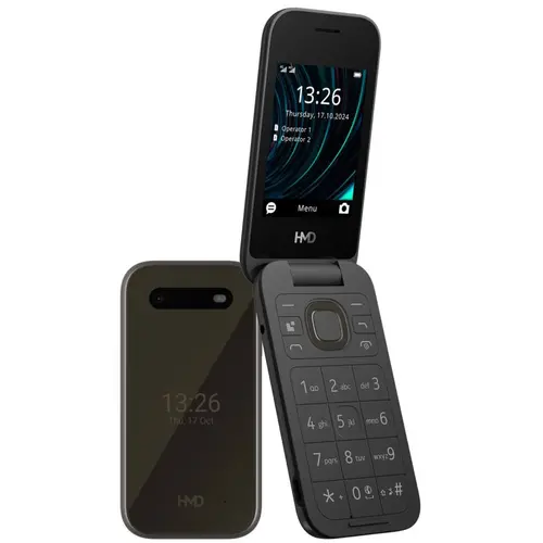 Мобилен телефон, HMD 2660 FLIP DS BLACK