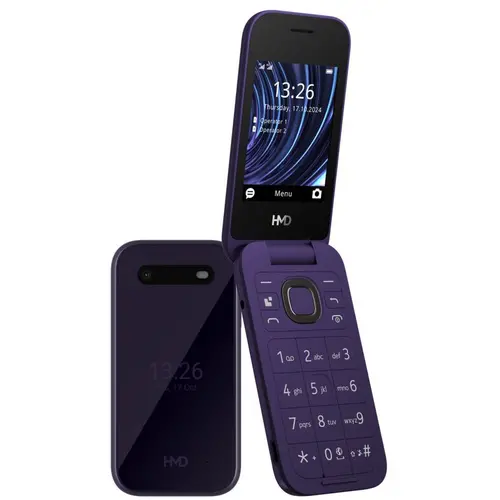 Мобилен телефон, HMD 2660 FLIP DS VIOLET