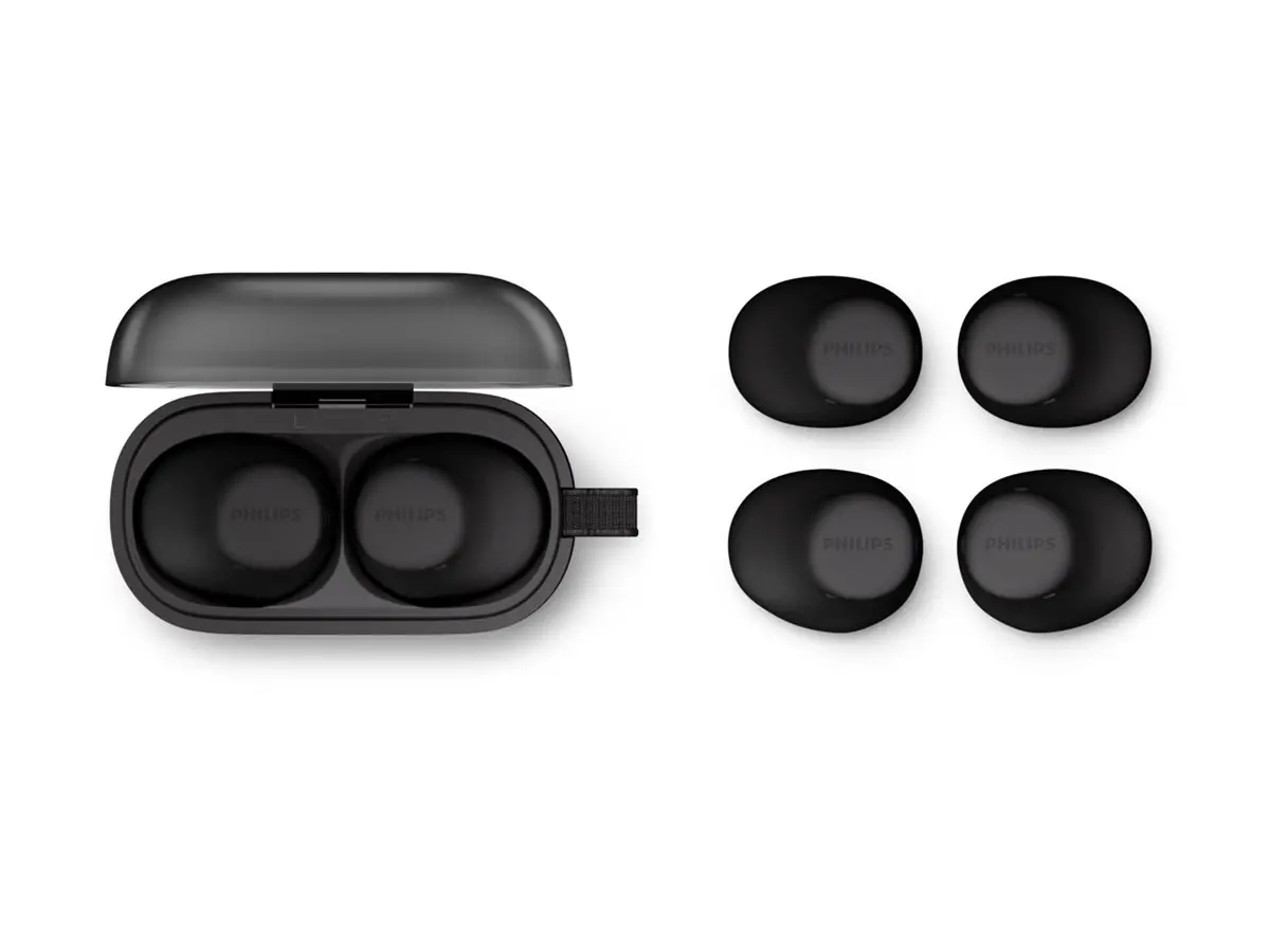 PHILIPS слушалки TWS тапи черни до 14часа време за възпроизвеждане черни - image 9