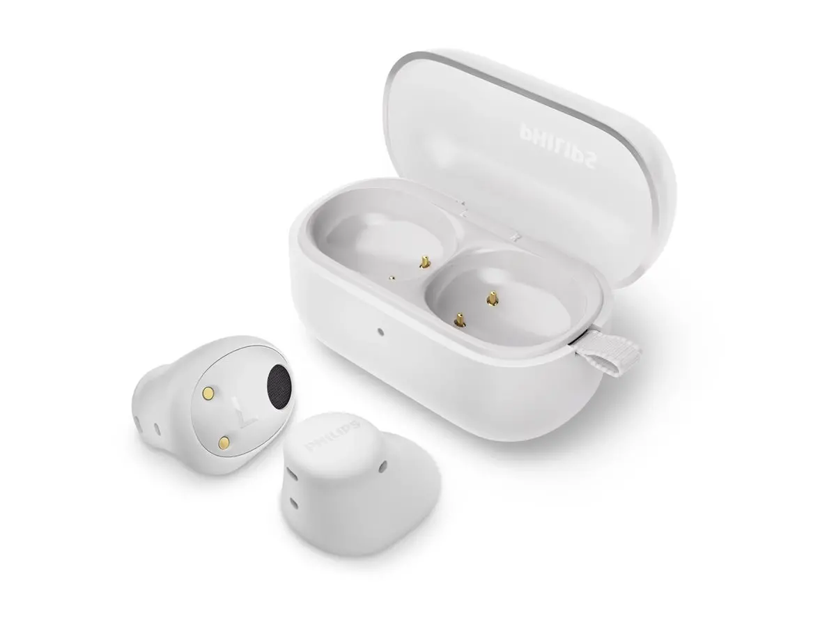 PHILIPS слушалки TWS тапи бели до 14часа време за възпроизвеждане бели - image 3