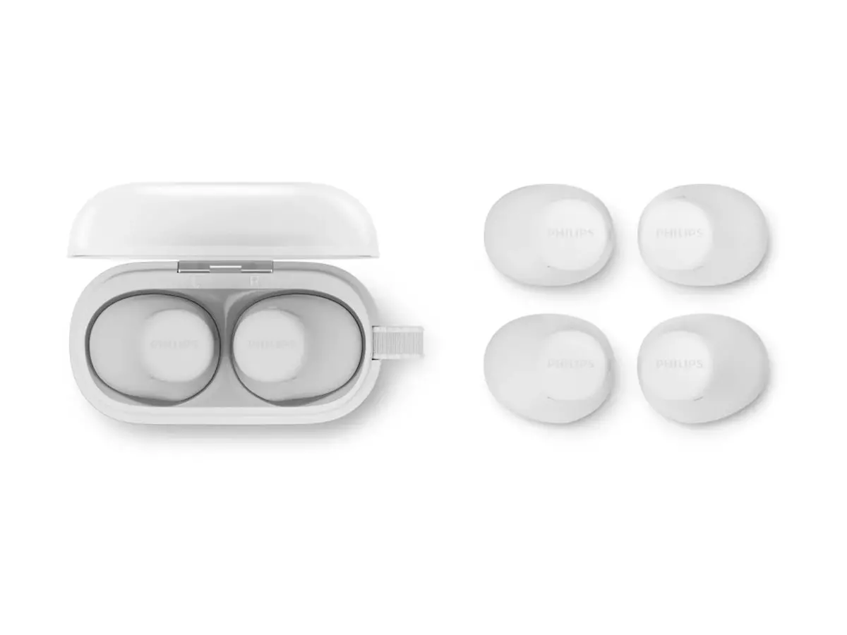 PHILIPS слушалки TWS тапи бели до 14часа време за възпроизвеждане бели - image 7