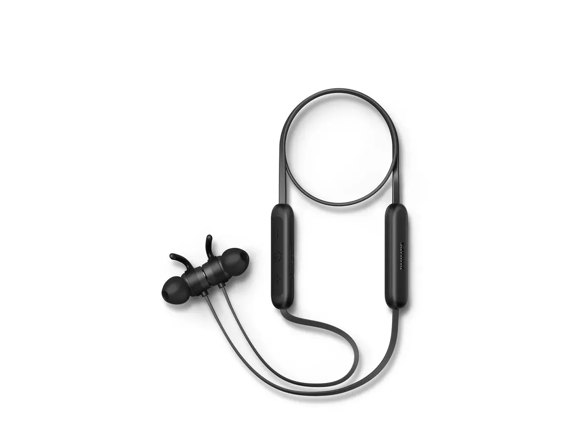 PHILIPS Безжични слушалки за поставяне в ухото с микрофон IPX5 устойчиви на пръски и изпотяване 8 часа време на възпроизвеждане