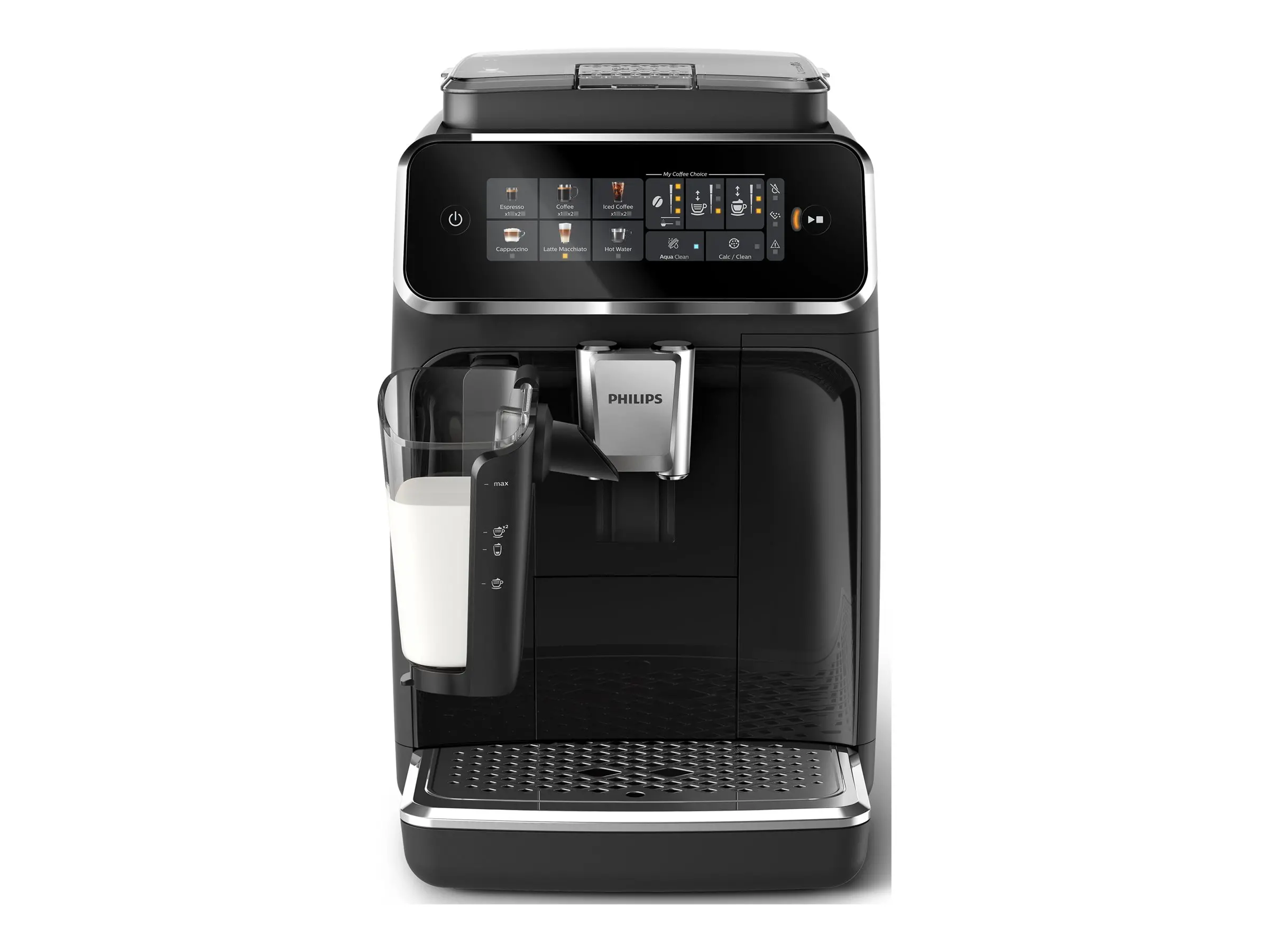 PHILIPS Espressor automat Series 3300 6 băuturi Accesoriu LatteGo pentru spumarea laptelui display tactil
