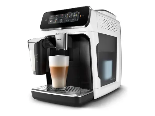PHILIPS Автоматична еспресо машина 3300 series 6 напитки LatteGo цвят бял