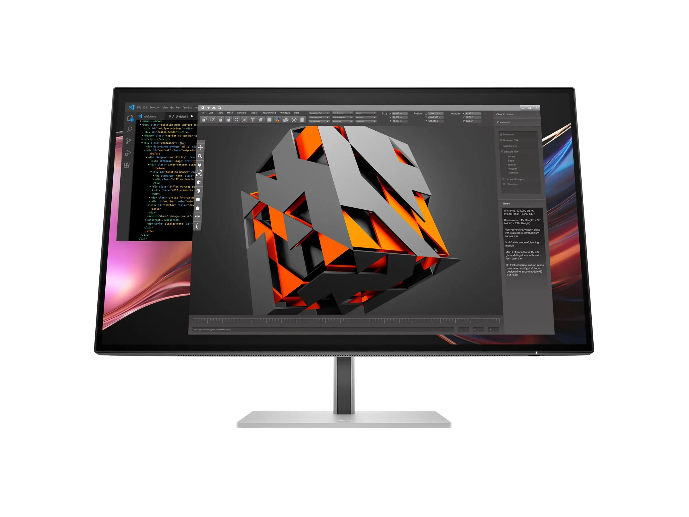 HP Series 7 Pro 727pu 27inch QHD Thunderbolt 4 Monitor DP HDMI SmartBuy (EU) - image 1
