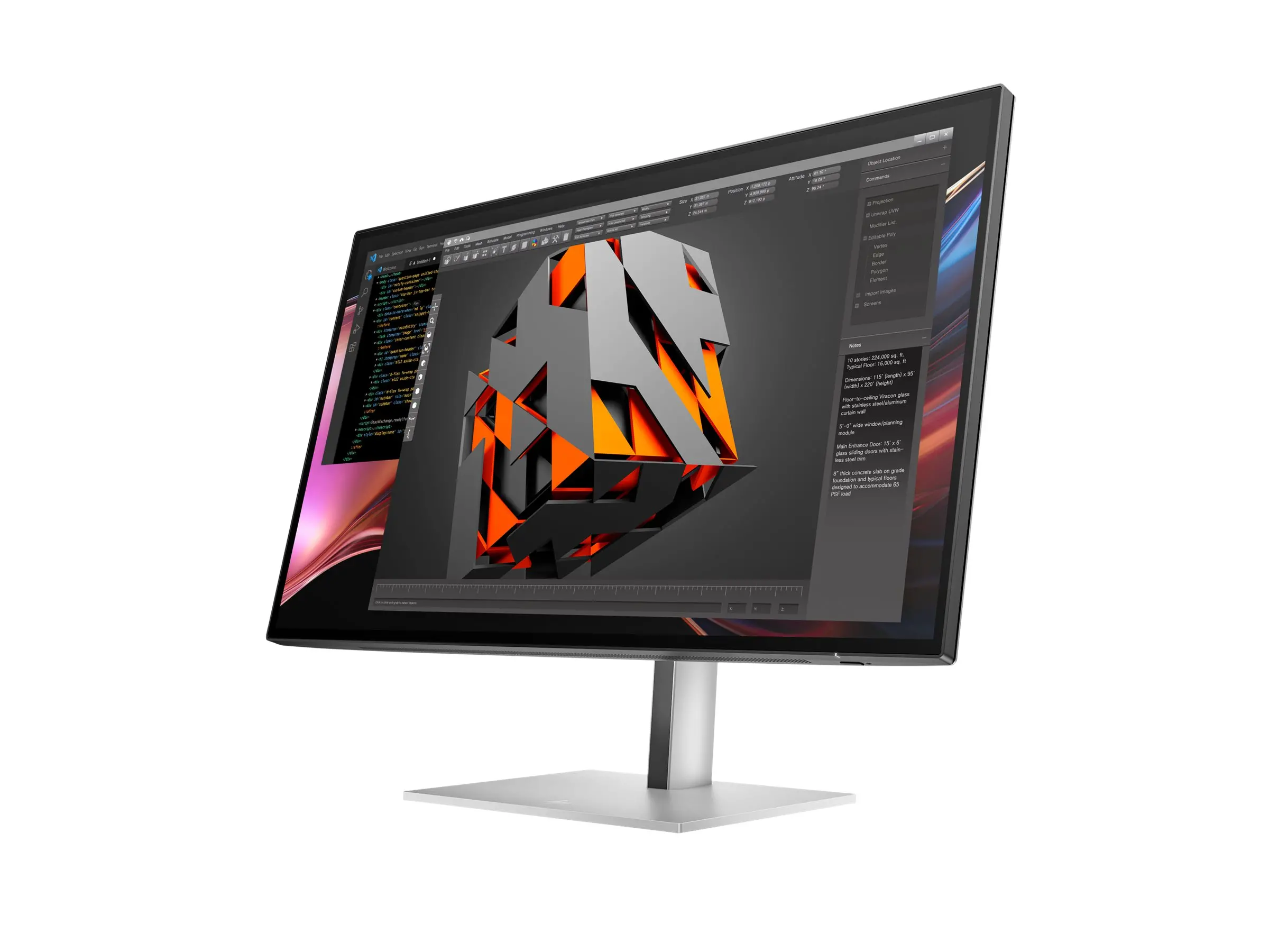 HP Series 7 Pro 727pu 27inch QHD Thunderbolt 4 Monitor DP HDMI SmartBuy (EU) - image 4