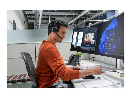 HP Poly Blackwire 5220 Stereo USB-C Headset +3.5mm Plug +USB-C/A Adapter - image 3