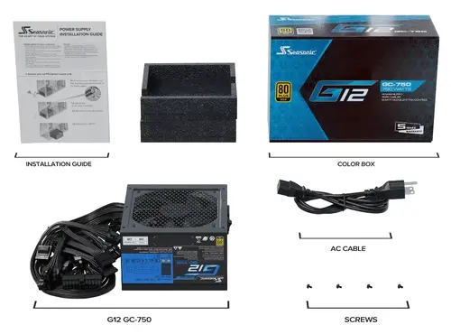 Seasonic Захранване PSU 750W Gold - G12 GC-750 V2 - SSP-750RT2 - image 10