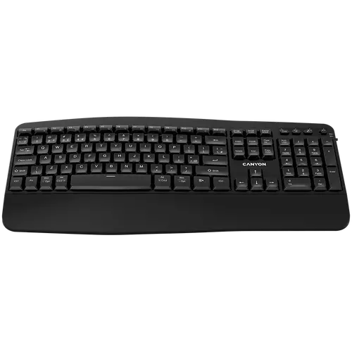 CANYON tastatură HKB-W6 wireless, negru - 1