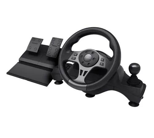 Τιμόνι, TRUST GXT 289 Movi Racing wheel - Μαύρο - 4