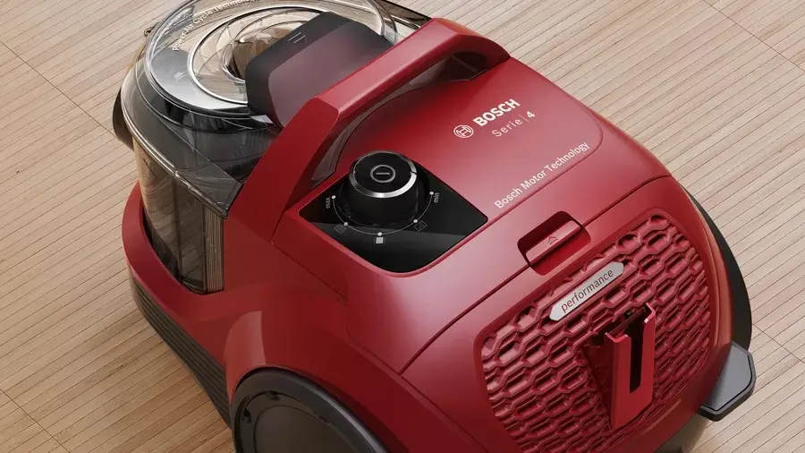 Прахосмукачка, Bosch BGC21X350, SER4 Bagless vacuum cleaner, 750 W, 2.0 L, 78 dB(A), Red - image 1