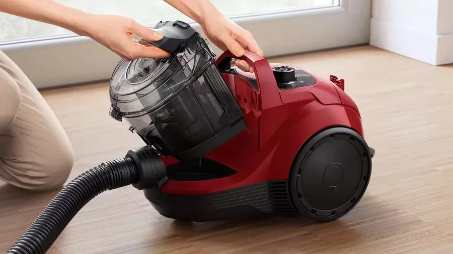 Прахосмукачка, Bosch BGC21X350, SER4 Bagless vacuum cleaner, 750 W, 2.0 L, 78 dB(A), Red - image 2