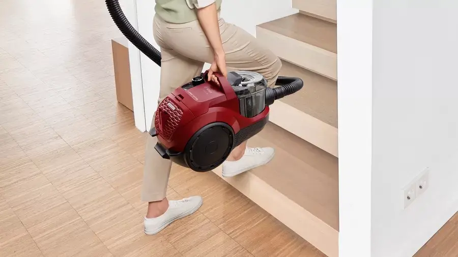 Прахосмукачка, Bosch BGC21X350, SER4 Bagless vacuum cleaner, 750 W, 2.0 L, 78 dB(A), Red - image 6