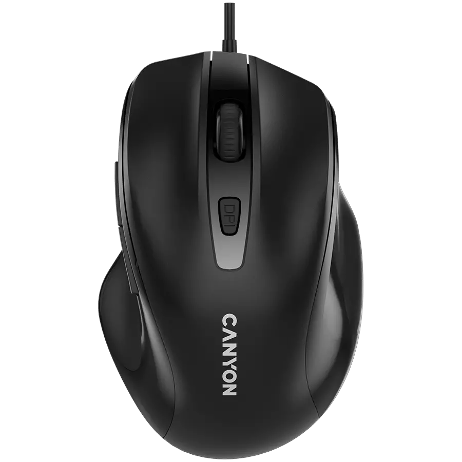 CANYON mouse M-6 cu fir Negru