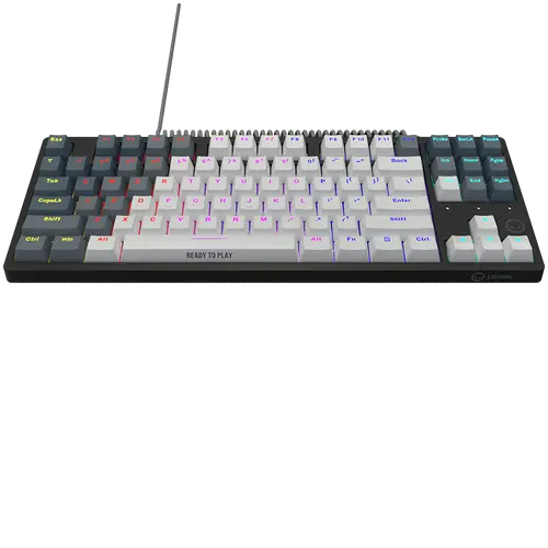 LORGAR Azar 514TKL, Wired RGB mechanical gaming keyboard, white, EN layout - image 3