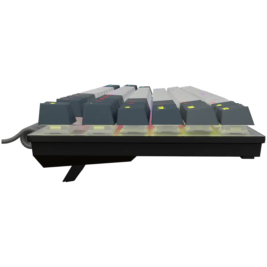 LORGAR Azar 514TKL, Wired RGB mechanical gaming keyboard, white, EN layout - image 4