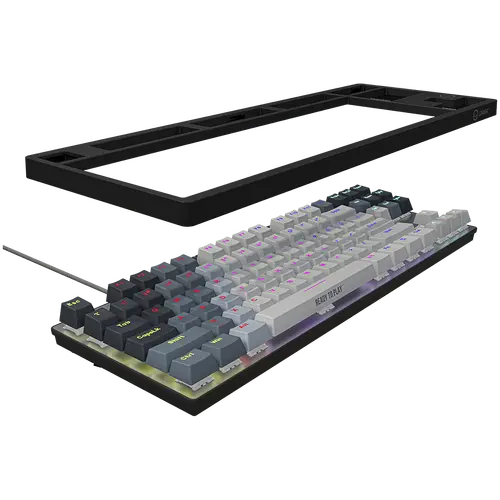 LORGAR Azar 514TKL, Wired RGB mechanical gaming keyboard, white, EN layout - image 6