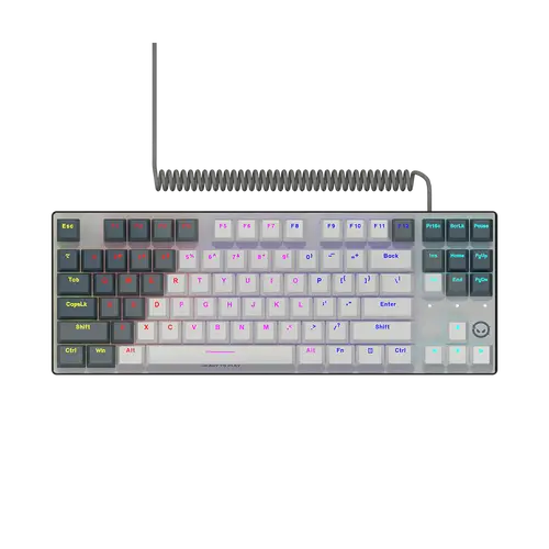 LORGAR Azar 514TKL, Wired RGB mechanical gaming keyboard, white, EN layout