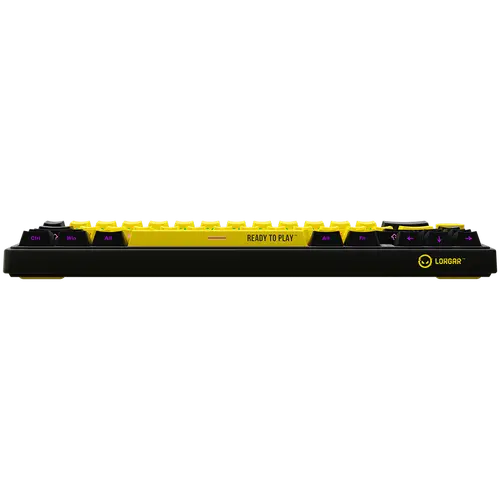 LORGAR KBP70MW, Wireless 65% Mechanical Gaming Keyboard Pro, Black/yellow, EN layout - image 4