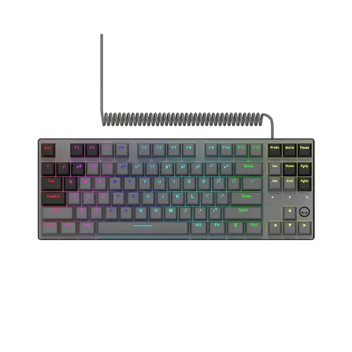 LORGAR Azar 514TKL, Wired RGB mechanical gaming keyboard, black, EN layout - image 1