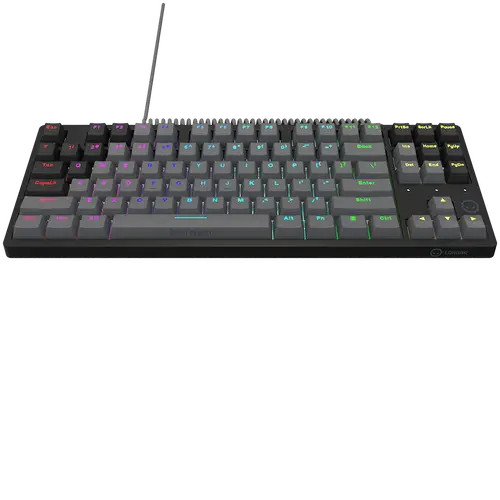 LORGAR Azar 514TKL, Wired RGB mechanical gaming keyboard, black, EN layout - image 3