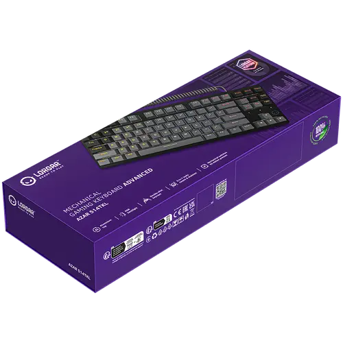 LORGAR Azar 514TKL, Wired RGB mechanical gaming keyboard, black, EN layout - image 8