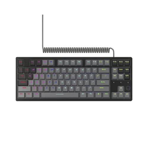 LORGAR Azar 514TKL, Wired RGB mechanical gaming keyboard, black, EN layout