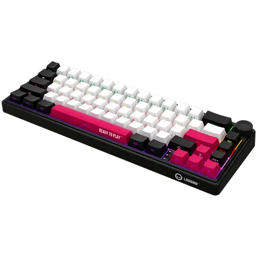 LORGAR Tastatură Gaming KBP70MW Pro Fără fir 65% Negru EN - 2