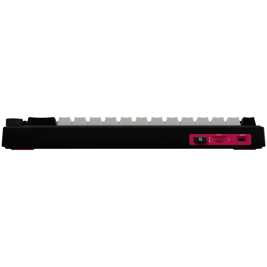 LORGAR KBP70MW, Wireless 65% Mechanical Gaming Keyboard Pro, Black/red, EN layout - image 4