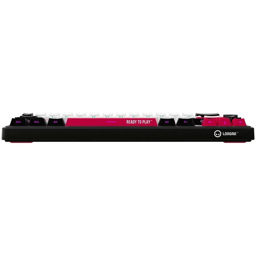 LORGAR KBP70MW, Wireless 65% Mechanical Gaming Keyboard Pro, Black/red, EN layout - image 5