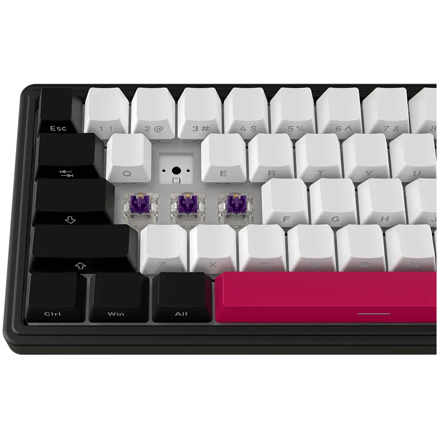 LORGAR KBP70MW, Wireless 65% Mechanical Gaming Keyboard Pro, Black/red, EN layout - image 7