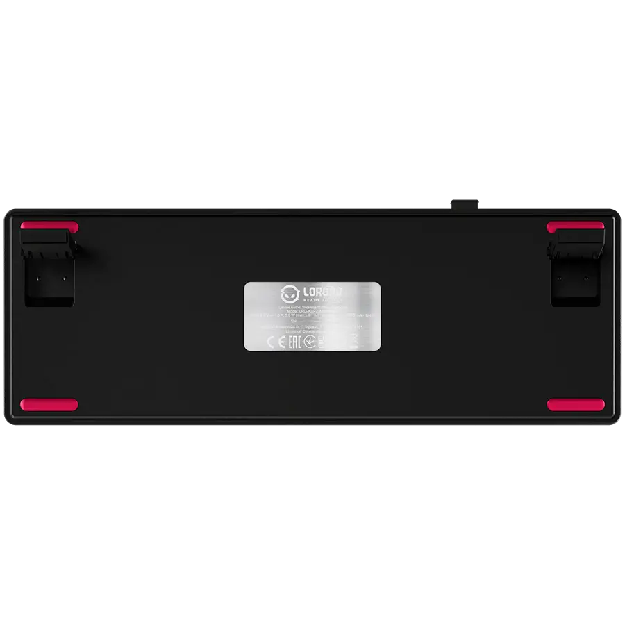 LORGAR KBP70MW, Wireless 65% Mechanical Gaming Keyboard Pro, Black/red, EN layout - image 8
