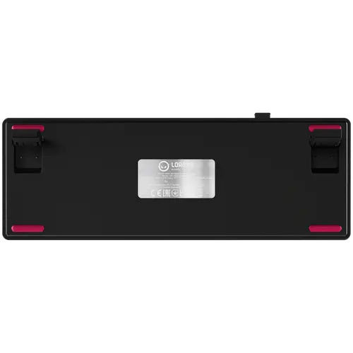 LORGAR KBP70MW, Wireless 65% Mechanical Gaming Keyboard Pro, Black/red, EN layout - image 8