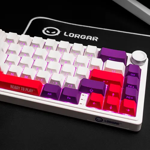 LORGAR KBP70MW, Wireless 65% Mechanical Gaming Keyboard Pro, White, EN layout - image 11