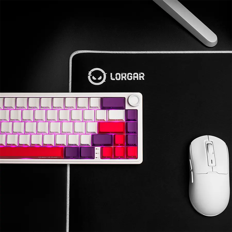 LORGAR KBP70MW, Wireless 65% Mechanical Gaming Keyboard Pro, White, EN layout - image 13