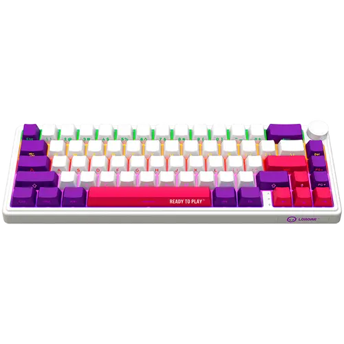 LORGAR KBP70MW, Ασύρματο 65% Μηχανικό Gaming Πληκτρολόγιο Pro, Λευκό, EN διάταξη - 3