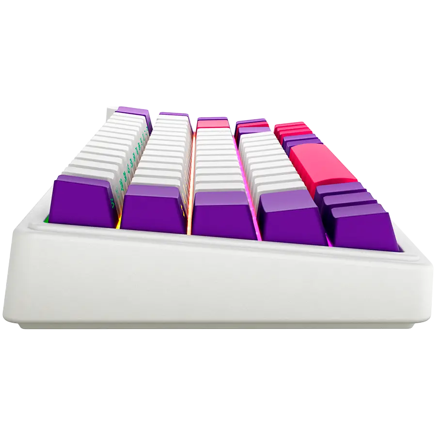 LORGAR KBP70MW, Wireless 65% Mechanical Gaming Keyboard Pro, White, EN layout - image 3