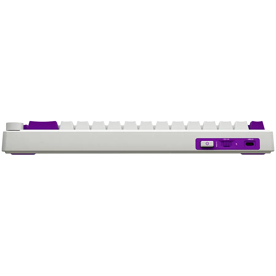 LORGAR KBP70MW, Wireless 65% Mechanical Gaming Keyboard Pro, White, EN layout - image 4