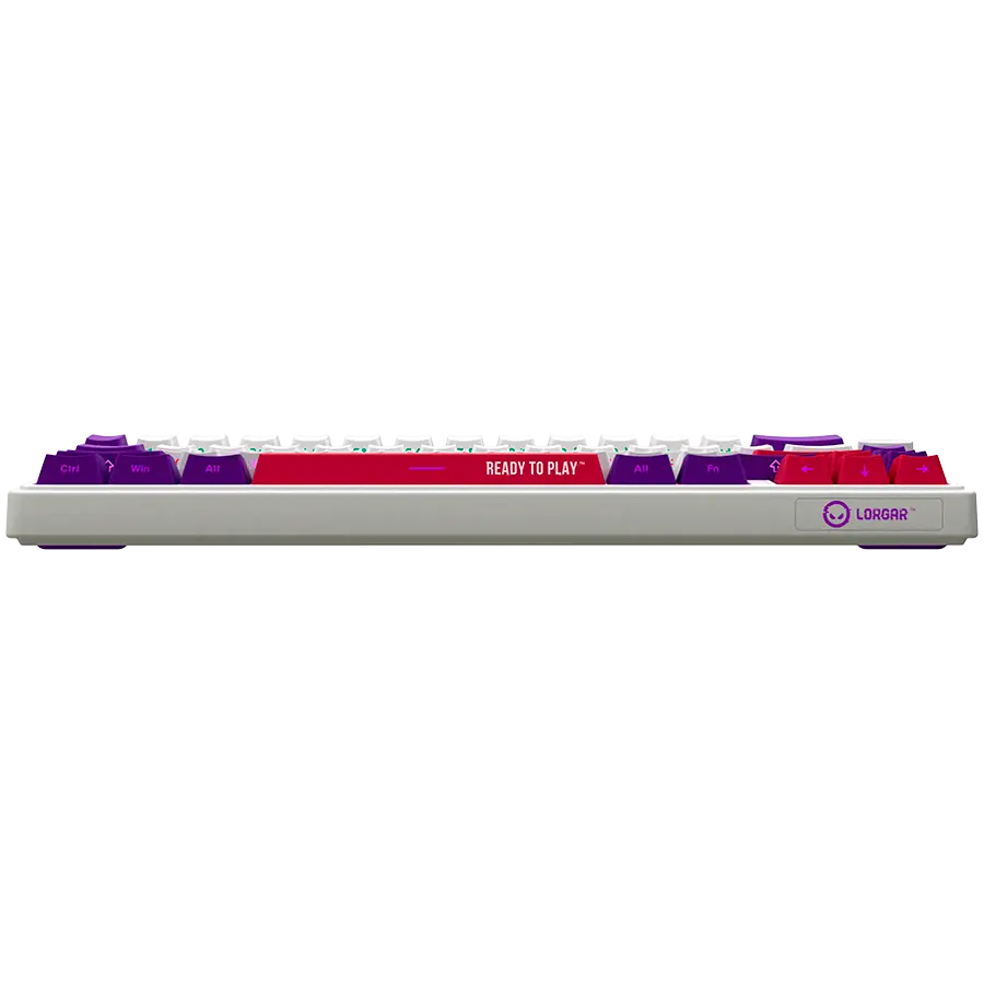 LORGAR KBP70MW, Wireless 65% Mechanical Gaming Keyboard Pro, White, EN layout - image 5