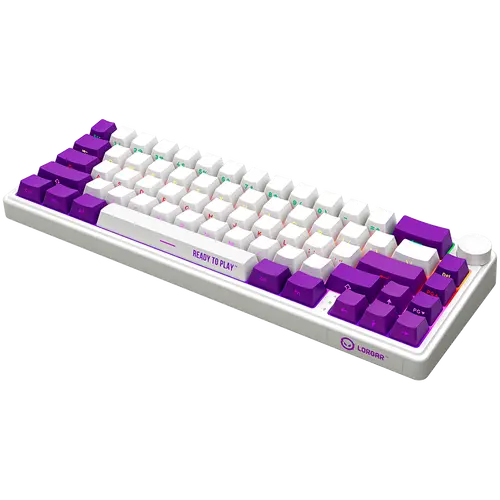 LORGAR KBP70MW, Tastatură mecanică gaming wireless 65% Pro, Alb, layout EN - 7