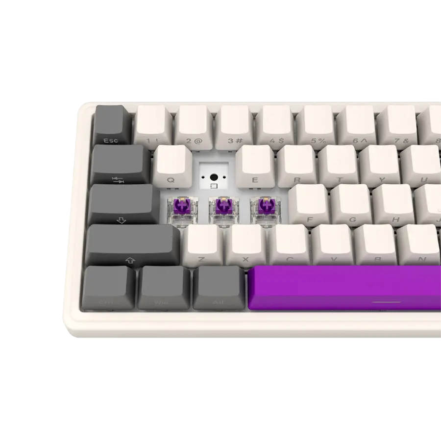 LORGAR KBP70MW, Wireless 65% Mechanical Gaming Keyboard Pro, Beige, EN layout - image 7