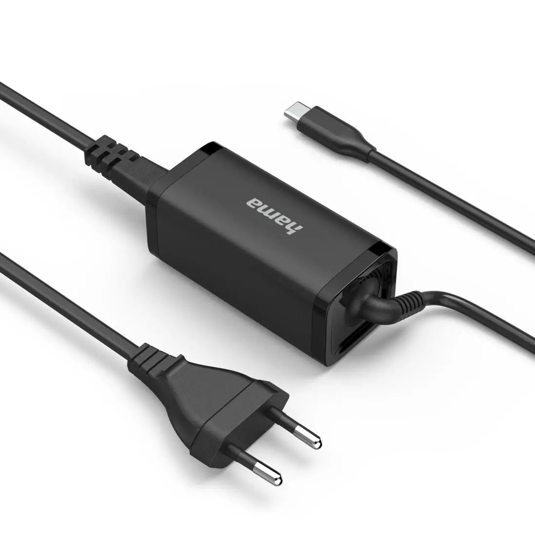 HAMA Зарядно за лаптоп USB-C PD, GaN, 5-20V/45 W - image 1