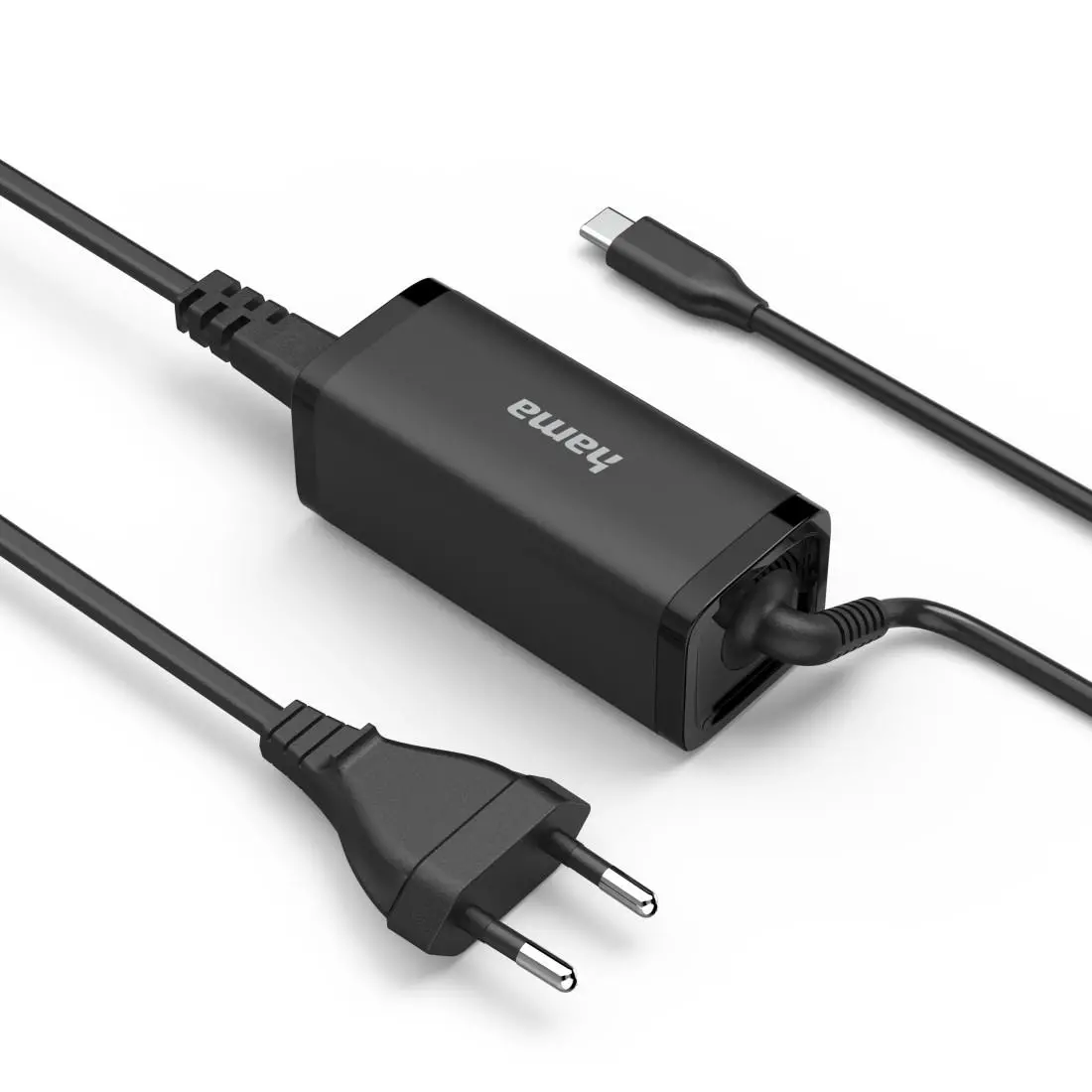 HAMA Зарядно за лаптоп, USB-C PD, GaN, 5-20V/65 W - image 1