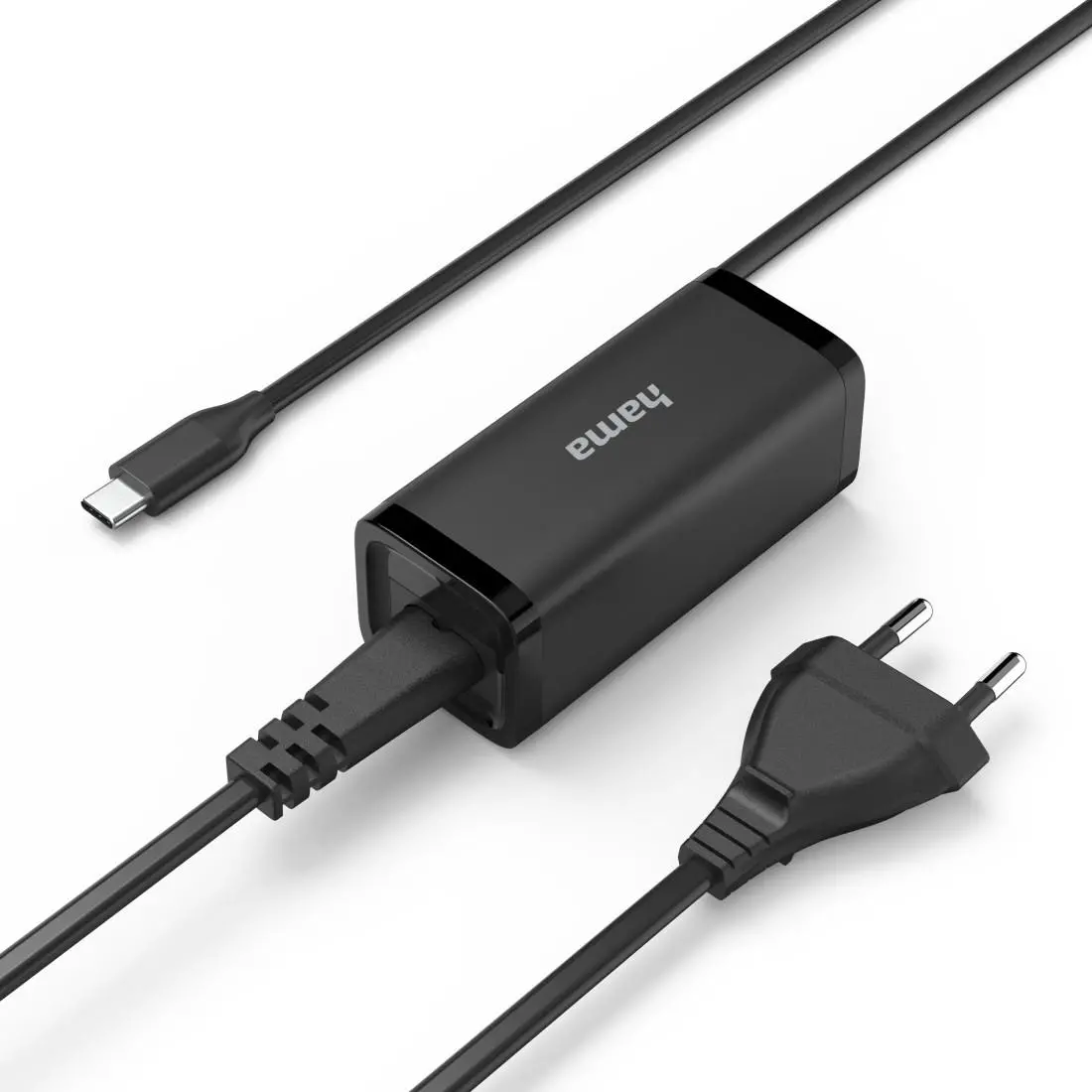 HAMA Зарядно за лаптоп, USB-C PD, GaN, 5-20V/65 W - image 2