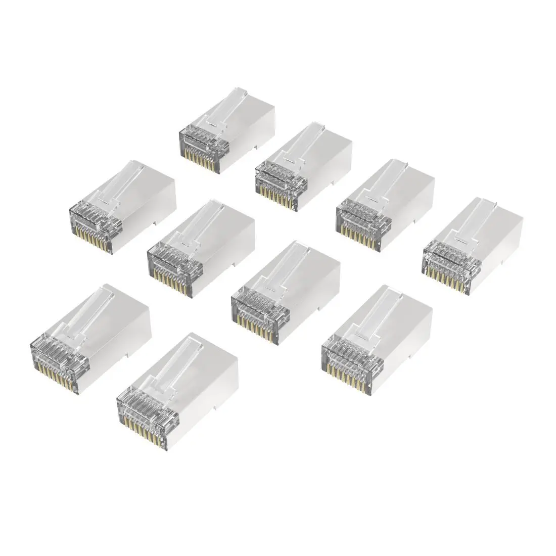 HAMA Βύσμα RJ45, CAT 6a, 10 Gbit/s, θωρακισμένο, 10 τμχ
