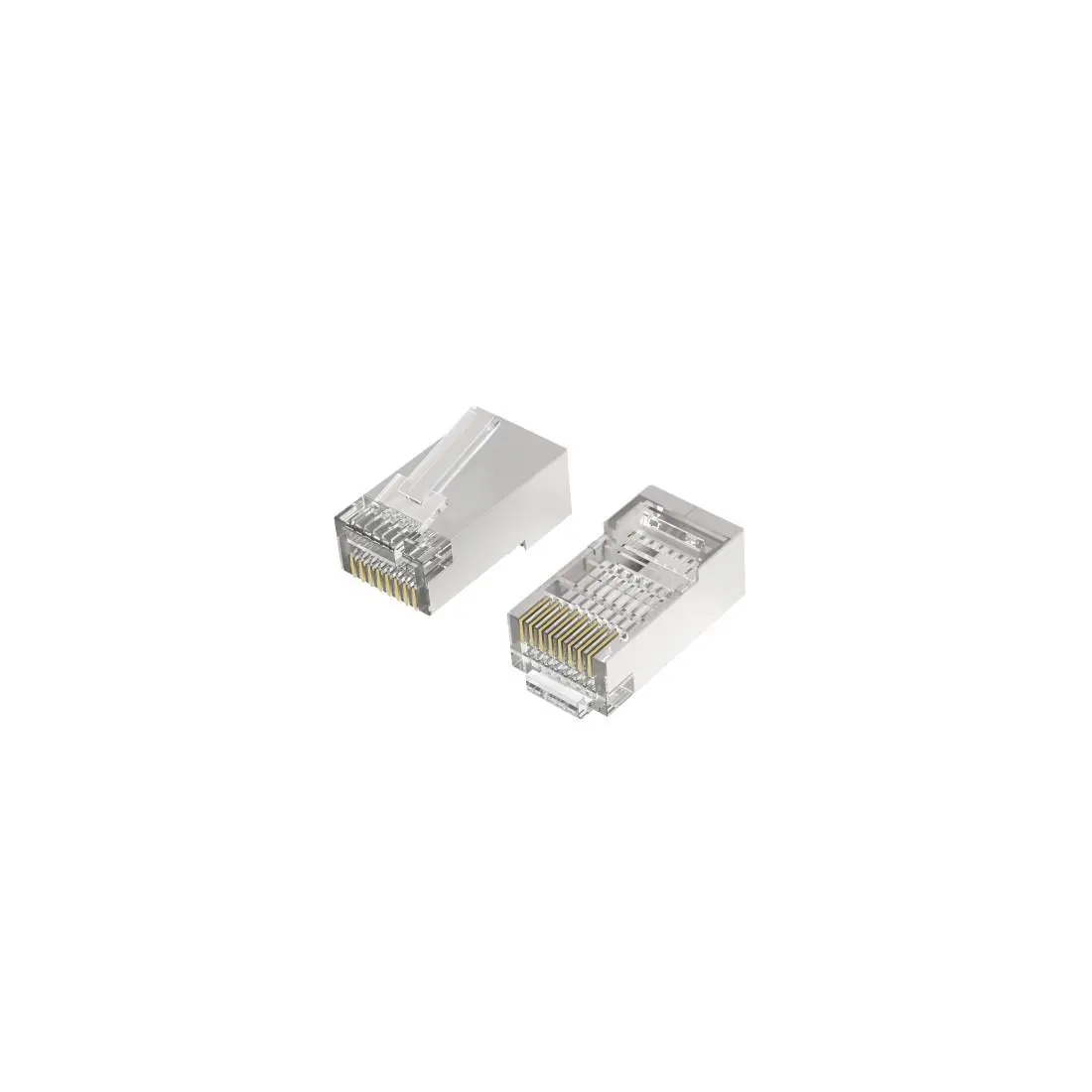 HAMA Накрайник RJ45, CAT 6a, 10 Gbit/s, екраниран, 10 бр. - image 2
