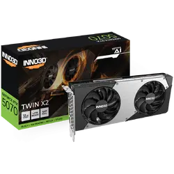 Видео карта, Inno3D GeForce RTX 5070 12GB GDDR7 Twin X2