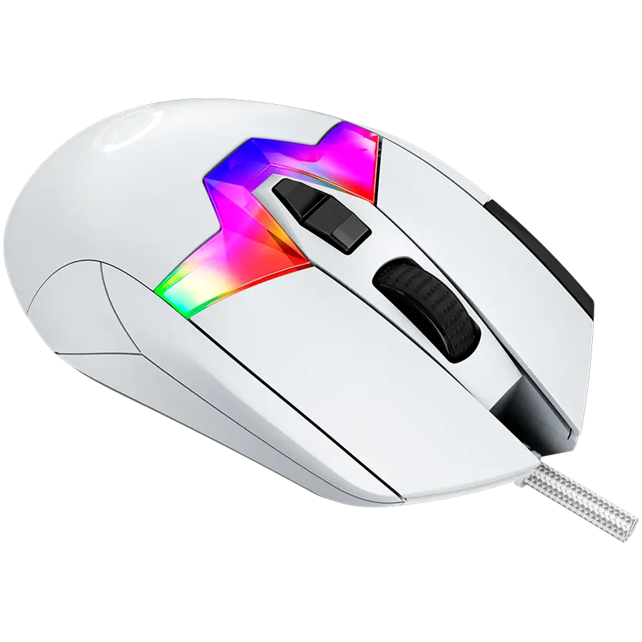 LORGAR MSP80, 8000 Hz Gaming Mouse Pro, White - image 4